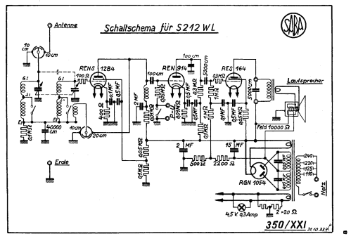 212WL; SABA; Villingen (ID = 37336) Radio