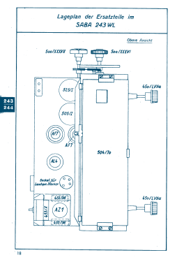 244GWL; SABA; Villingen (ID = 2920365) Radio