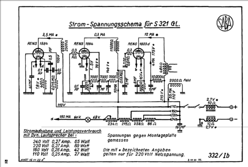 321GL; SABA; Villingen (ID = 37354) Radio