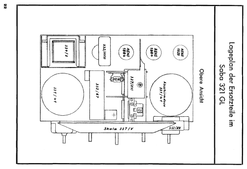 321GL; SABA; Villingen (ID = 37355) Radio