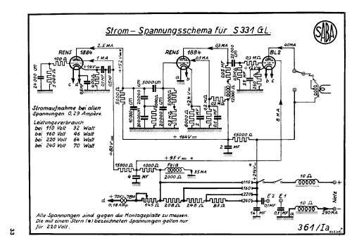 331GL-P; SABA; Villingen (ID = 48813) Radio