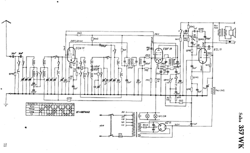 S-357WK oder 357WKH; SABA; Villingen (ID = 41977) Radio