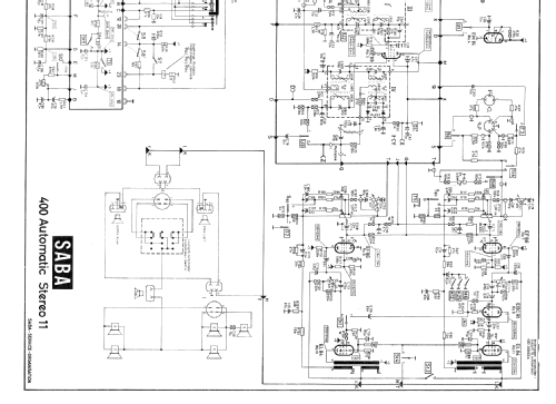 400 Automatic Stereo 11; SABA; Villingen (ID = 86677) Radio