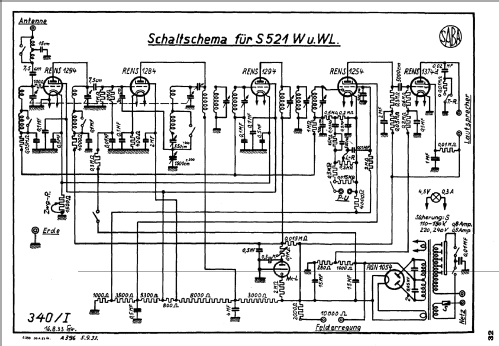 521WL; SABA; Villingen (ID = 37366) Radio