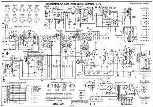 Baden Automatic 6-3D; SABA; Villingen (ID = 10170) Radio