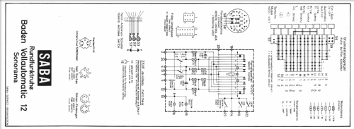 Baden Vollautomatic 12 Sonorama; SABA; Villingen (ID = 26067) Radio