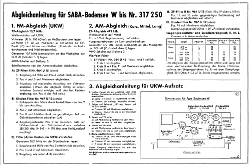 Bodensee W ; SABA; Villingen (ID = 1692370) Radio