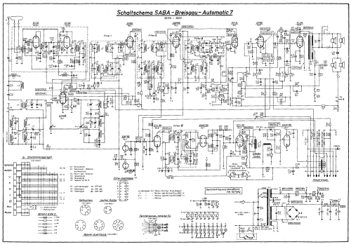 Breisgau-Automatic 7; SABA; Villingen (ID = 973491) Radio