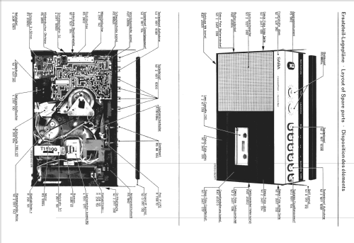 Cassettenrecorder 321G; SABA; Villingen (ID = 1099350) R-Player