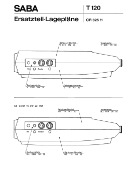 Cassettenrecorder CR-325H; SABA; Villingen (ID = 2833281) Enrég.-R