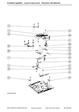 Cassettenrecorder CR-325H; SABA; Villingen (ID = 2833282) R-Player