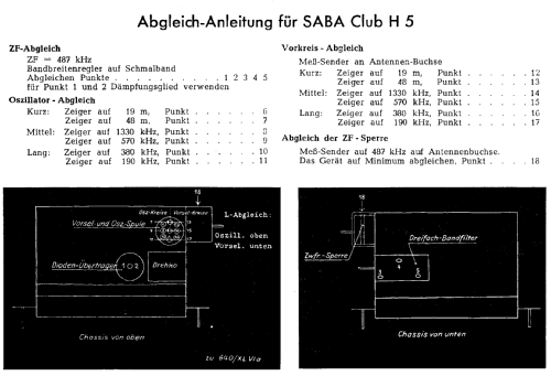 Club H5 ; SABA; Villingen (ID = 101062) Radio