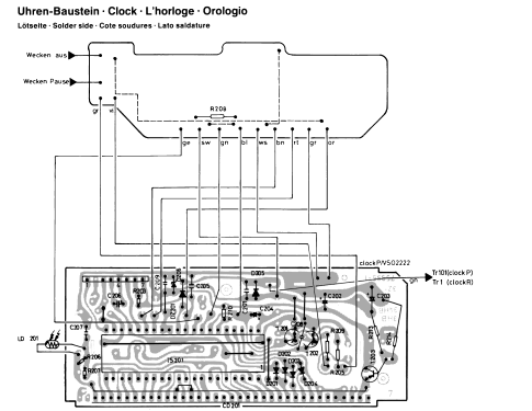 Computer Clock P; SABA; Villingen (ID = 2026839) Radio