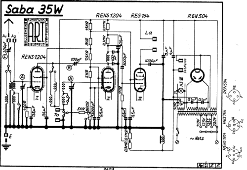 E35W; SABA; Villingen (ID = 2338536) Radio