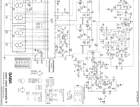 Electronic Clock K; SABA; Villingen (ID = 297302) Radio