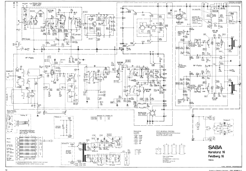 Feldberg 16 Stereo; SABA; Villingen (ID = 1911047) Radio