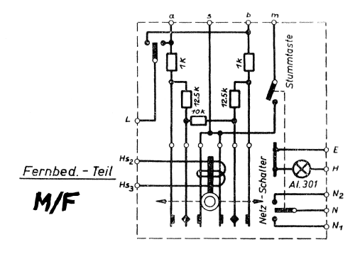 Fernsteuerteil M/F; SABA; Villingen (ID = 2034047) Divers