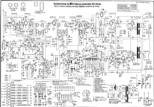 Freiburg Automatic 100-Stereo; SABA; Villingen (ID = 52077) Radio