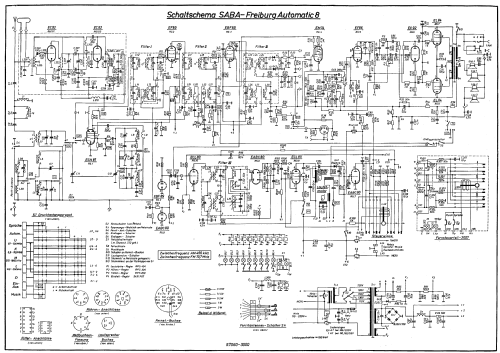 Freiburg-Automatic 8; SABA; Villingen (ID = 10493) Radio