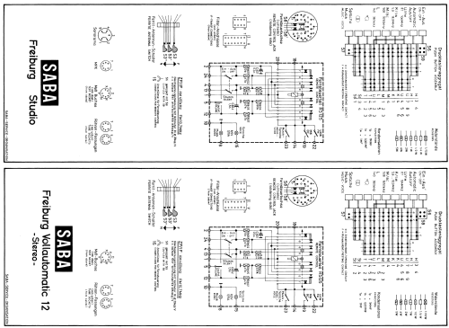 Freiburg Vollautomatic 12-Stereo; SABA; Villingen (ID = 2029659) Radio