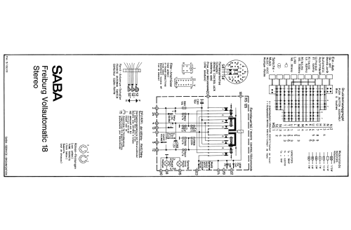 Freiburg Vollautomatic Stereo FR18; SABA; Villingen (ID = 1993081) Radio
