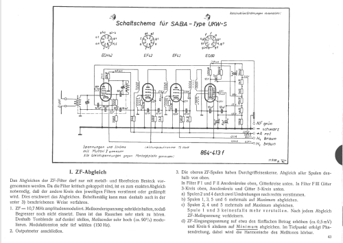 Freiburg W10US ; SABA; Villingen (ID = 111558) Radio