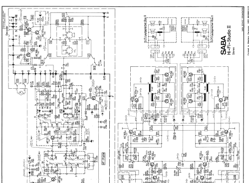 Hi-Fi-Studio II Stereo ; SABA; Villingen (ID = 1911502) Radio