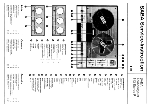 HiFi Stereo TG-543F; SABA; Villingen (ID = 2030488) Ton-Bild