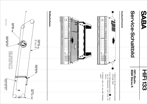 HiFi-Studio 8090 Stereo K; SABA; Villingen (ID = 2030025) Radio