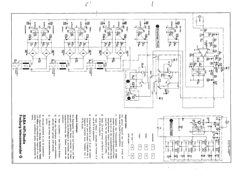 HiFi-Studio Freiburg telecommander G ; SABA; Villingen (ID = 66925) Radio