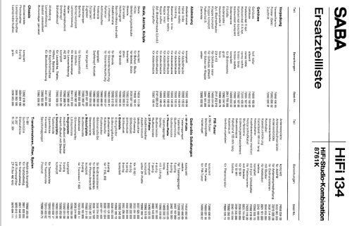 Hifi-Studio-Kombination 8761K; SABA; Villingen (ID = 455671) Radio