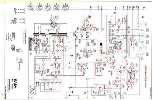 HiFi-Studiotonbandgerät 600SH; SABA; Villingen (ID = 2162111) Ton-Bild