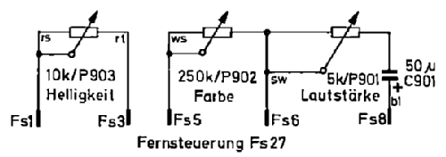 Kabel-Fernbedienung FS-27; SABA; Villingen (ID = 2628971) Misc