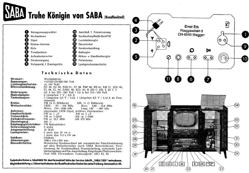 Königin-von-Saba ; SABA; Villingen (ID = 10191) TV Radio