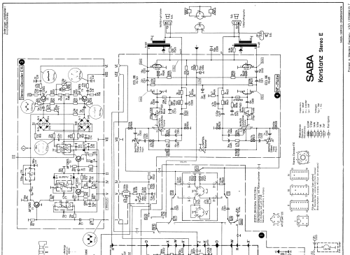 Konstanz Stereo E Mod. KN-E; SABA; Villingen (ID = 1910704) Radio