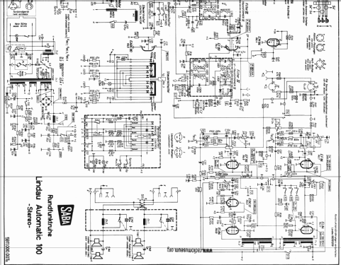 Lindau-Automatic 100 Stereo; SABA; Villingen (ID = 23605) Radio
