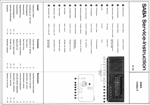 Lindau E Mod. LI-E; SABA; Villingen (ID = 37021) Radio