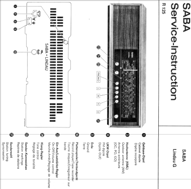 Lindau G Mod. LI-G; SABA; Villingen (ID = 776702) Radio