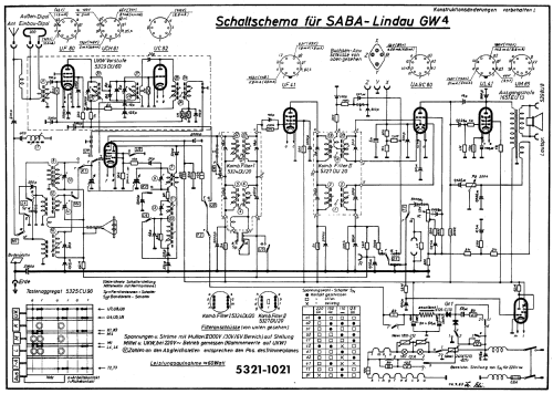 Lindau GW4; SABA; Villingen (ID = 9911) Radio