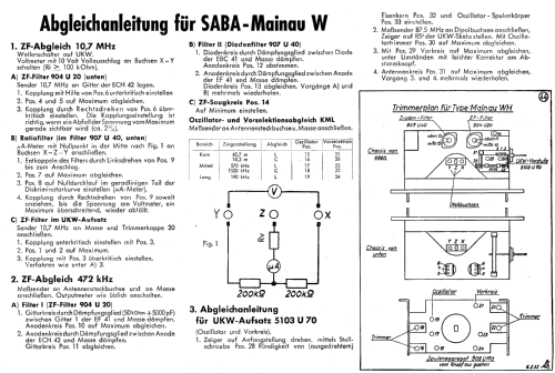 Mainau WH; SABA; Villingen (ID = 9983) Radio