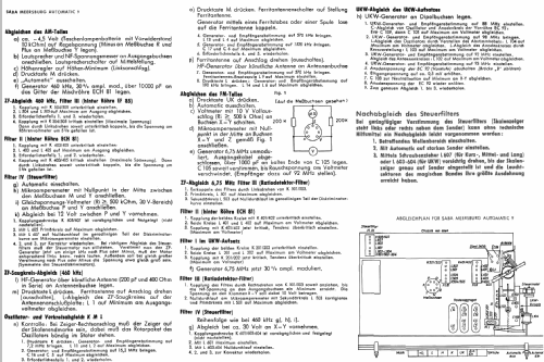 Meersburg-Automatic 9; SABA; Villingen (ID = 18182) Radio