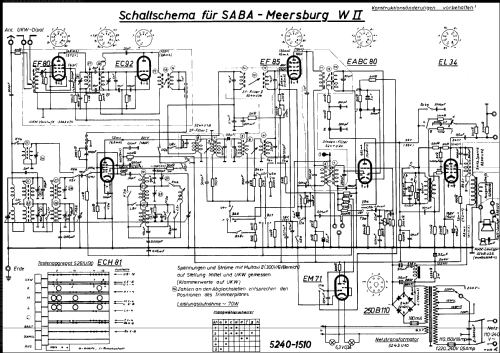 Meersburg W II ; SABA; Villingen (ID = 1919751) Radio
