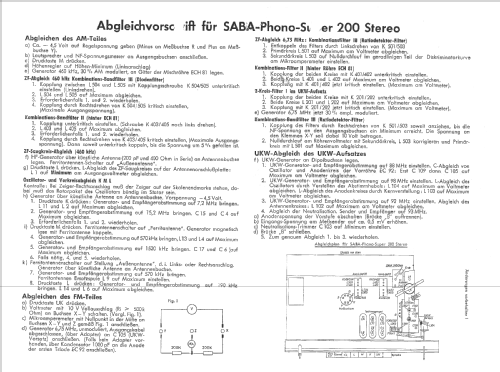 Phono-Super 200 Stereo; SABA; Villingen (ID = 317597) Radio