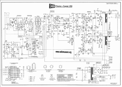 Phono-Super 200 Stereo; SABA; Villingen (ID = 64693) Radio