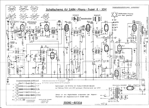 Phono-Super 6-3DH; SABA; Villingen (ID = 924871) Radio