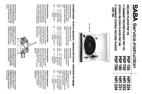 Stereo Record Player PSP180; SABA; Villingen (ID = 2039586) Reg-Riprod