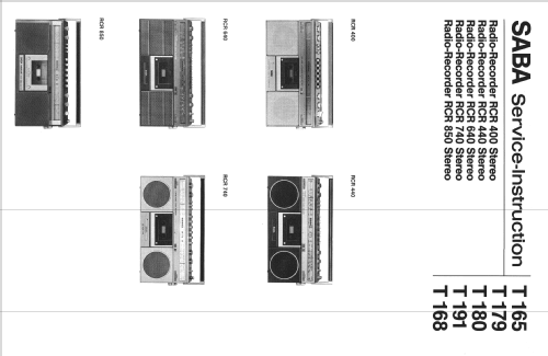 Radio Recorder RCR 400 Stereo; SABA; Villingen (ID = 2039004) Radio