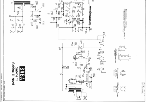 Sabine 11; SABA; Villingen (ID = 23597) Radio