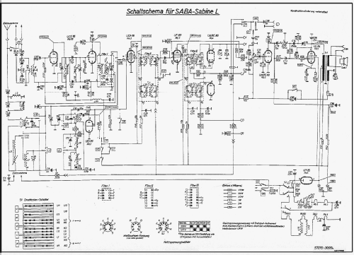 Sabine L 57070 - 3000; SABA; Villingen (ID = 17157) Radio