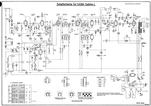 Sabine L 57070 - 3000; SABA; Villingen (ID = 2027216) Radio